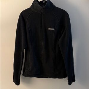 Columbia Black Fleece Ski Jacket